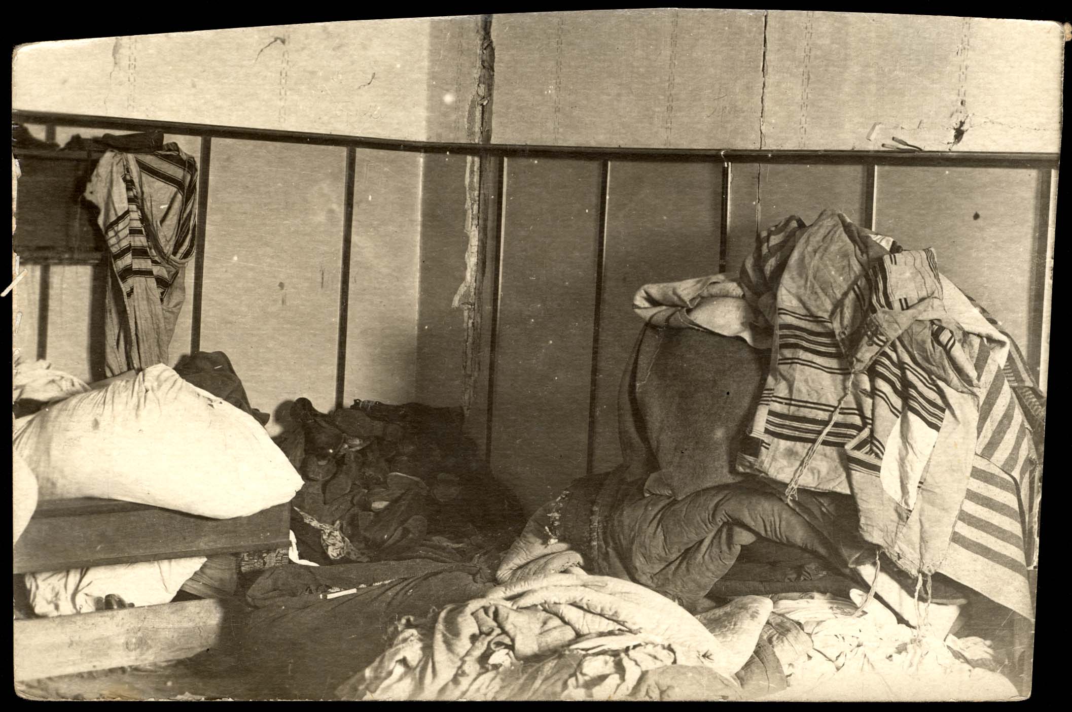 In the Kerch prison - a photo apparently taken by Red Army troops shortly after the first liberation of Kerch